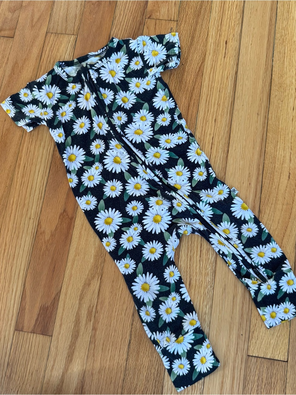Bums & Roses Daisy Zipper Romper